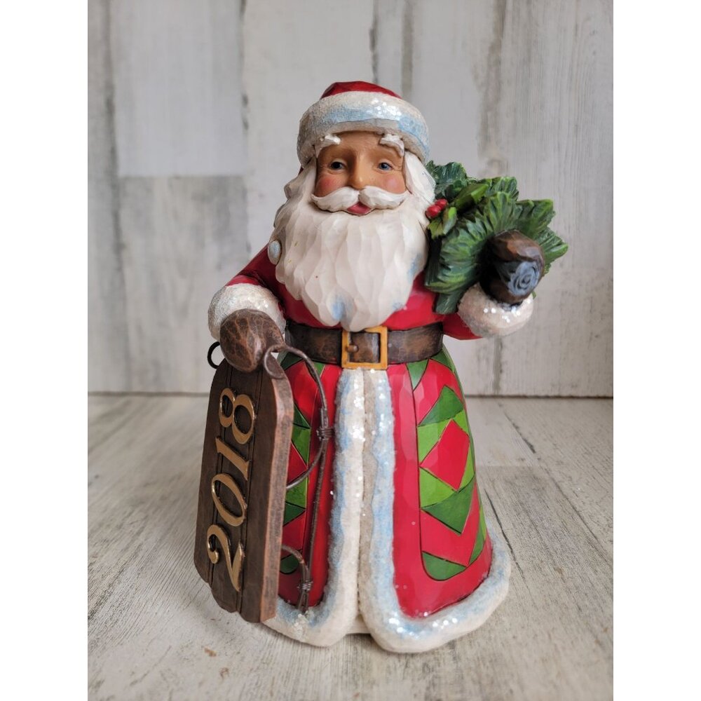 Jim Shore it's the happiest time of year 6002641 Enesco Santa Claus‎